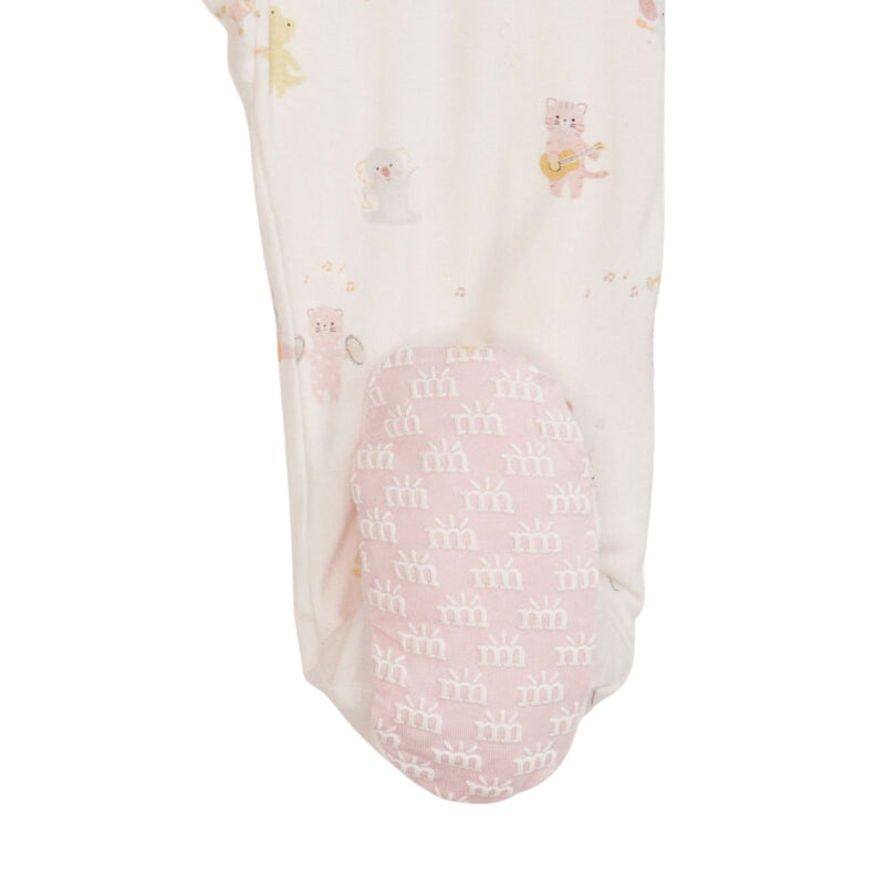 Modal Magnetic Footie - Pink Baby Beats
