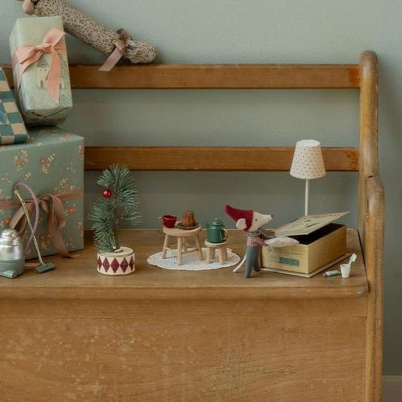 Christmas Mouse, Baby in Book