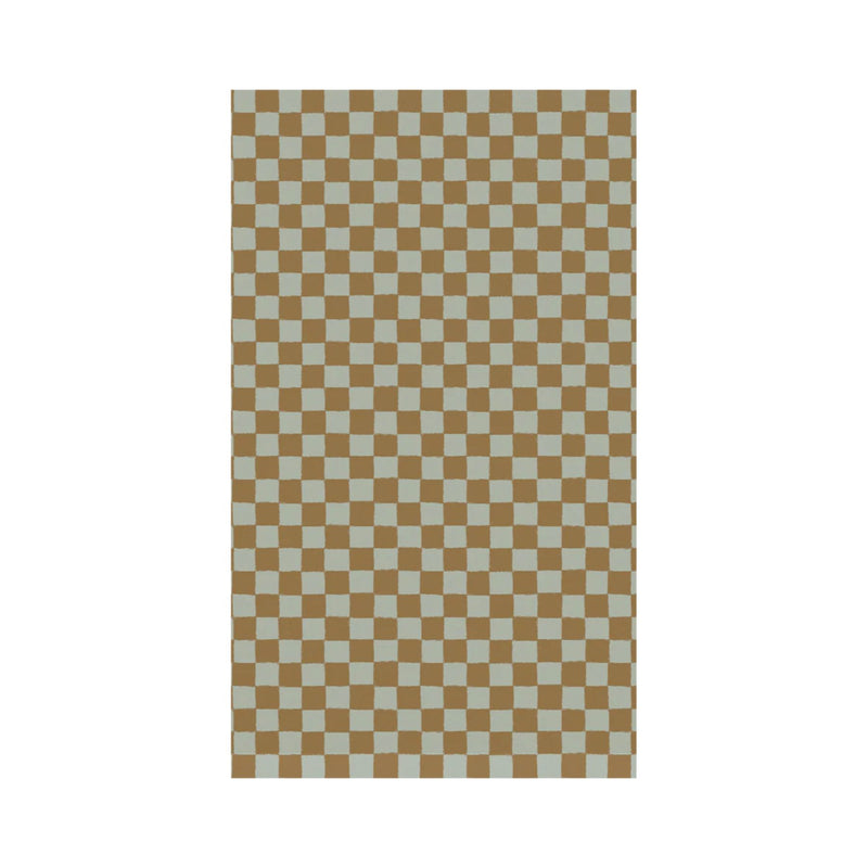 Wrapping Paper, Checker Mint/Ocher