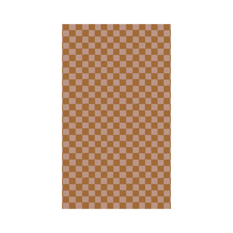 Wrapping Paper, Checker Rose/Ocher
