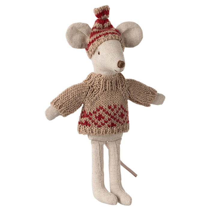 Knitted Sweater and Hat, Mouse