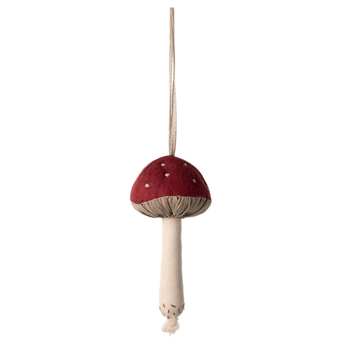 Mushroom Ornament, Red