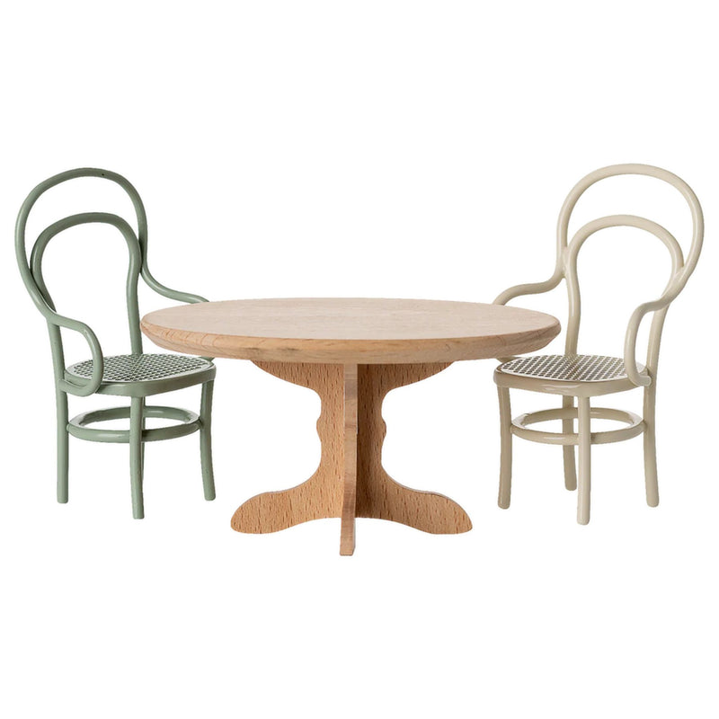 Oval Dining Table, Mouse - Nature