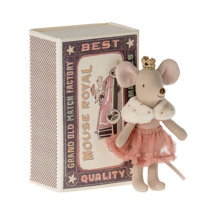 Princess Little Sister Mouse in Box, Rose