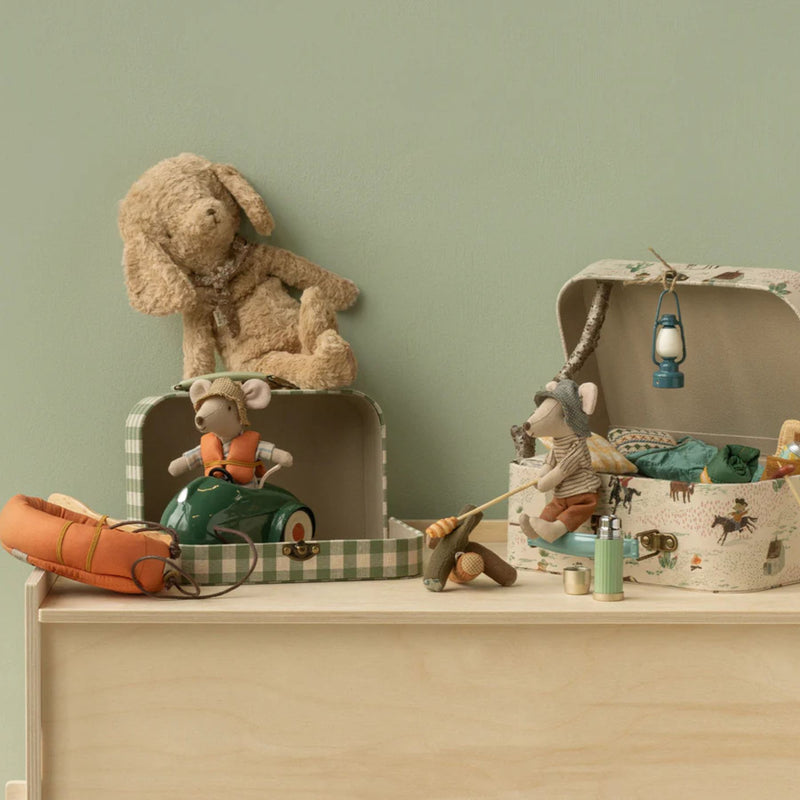 Suitcases with Fabric, 2pcs