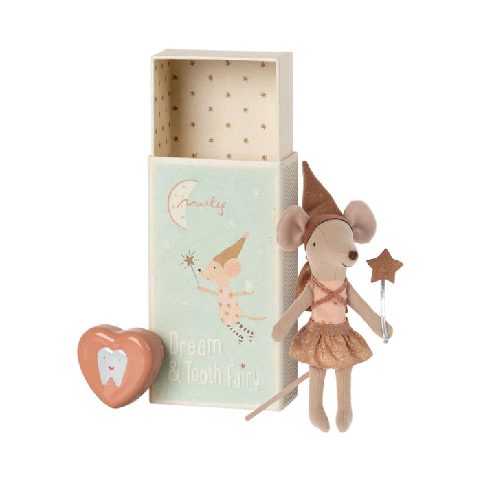 Tooth Fairy Mouse in Matchbox - Big Sister