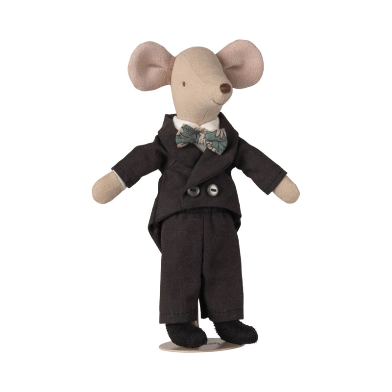 Wedding Mice Couple in Ocher Box, Mum + Dad