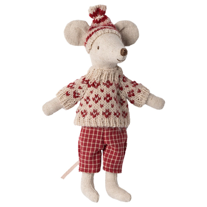 Winter Mouse with Hat Ski Set