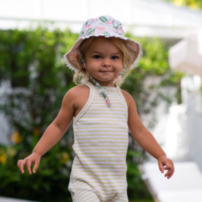 Reversible Baby Girl Bucket Hats