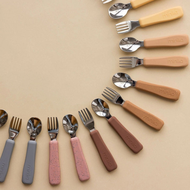 Stainless Steel Fork + Spoon Set