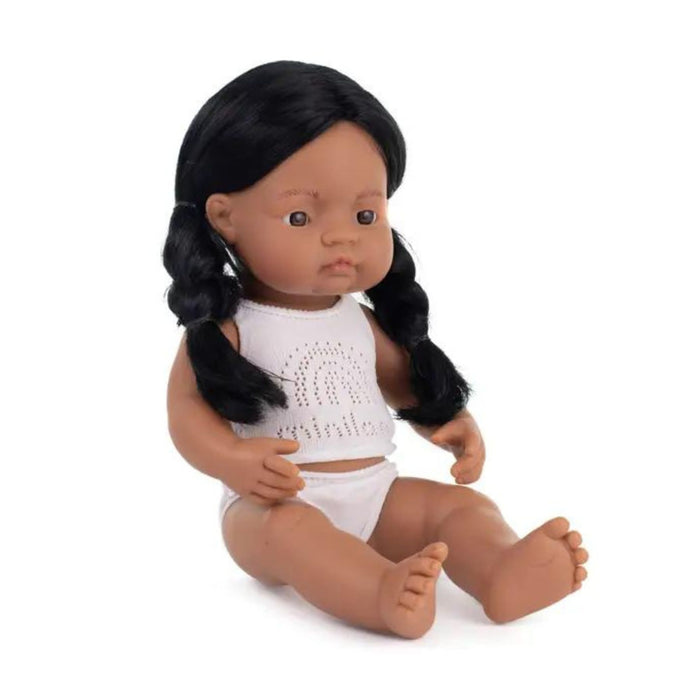 Baby Doll Native American Girl, 15"
