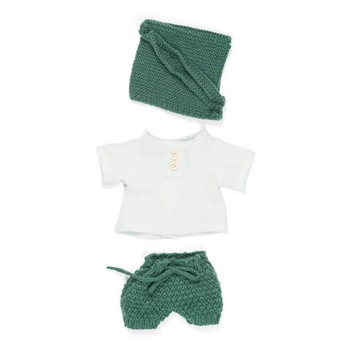 Miniland Soft Body Doll Clothes - Forest Boy Set 12 5/8"
