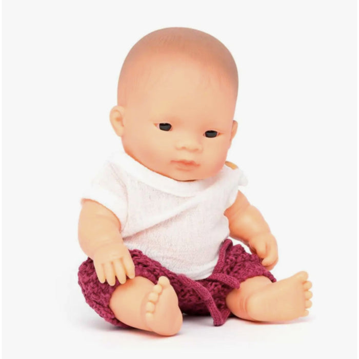 Small Baby Doll with Clothes, 8 1/4