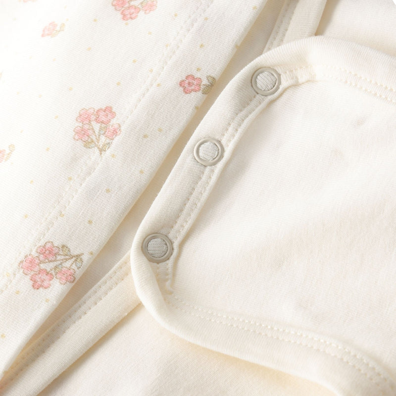 Organic Cotton Body Dress Peach Flower