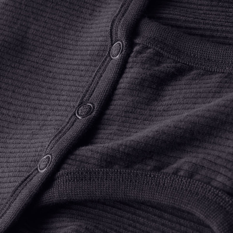 Baby Modal Rib Bodysuit Blue