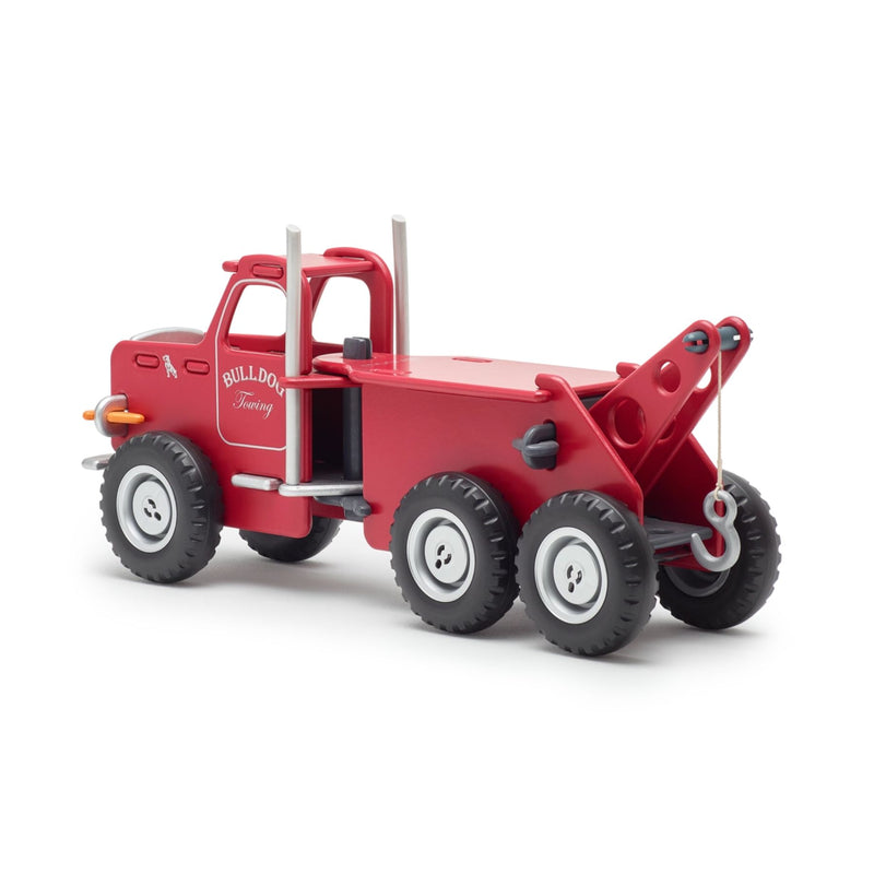 Wooden Ride-On Mack Truck, Red