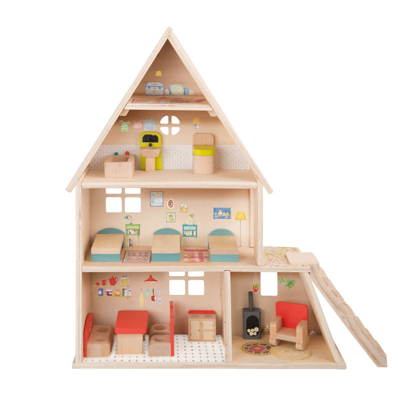 Grande Famille - Dollhouse with Furniture