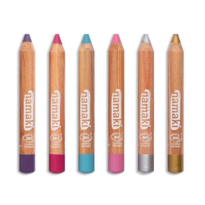 Organic Make-up Pencil - Jumbo 6 Colours