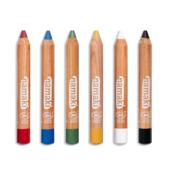 Organic Make-up Pencil - Jumbo 6 Colours