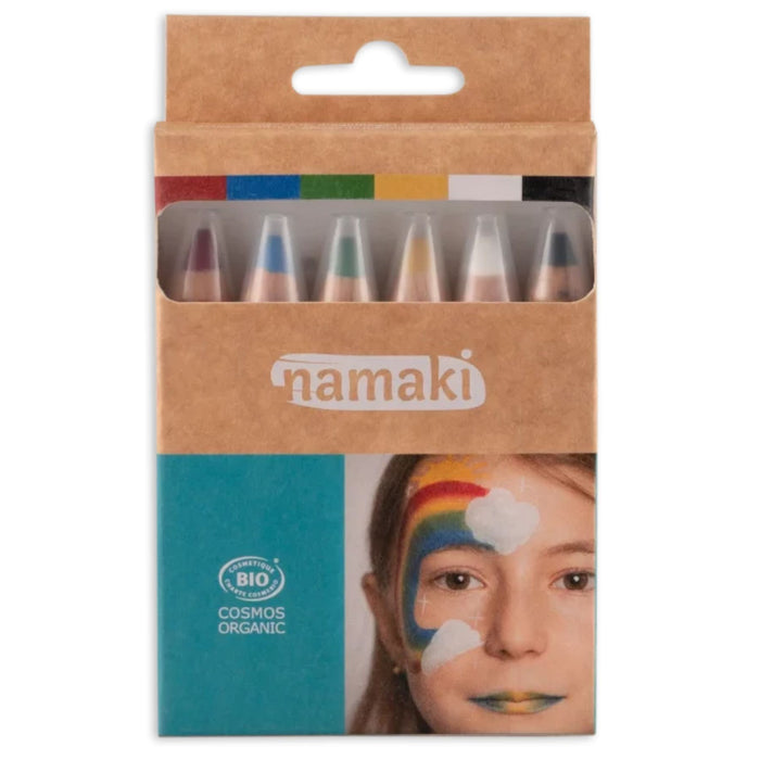 Organic Make-up Pencil - Jumbo 6 Colours