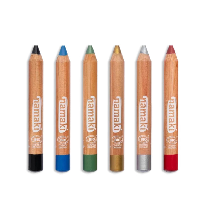 Organic Make-up Pencil - Jumbo 6 Colours