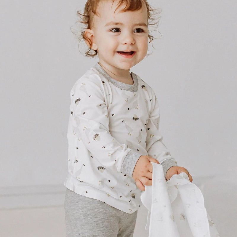 Bamboo Jersey Long Sleeve PJ Set