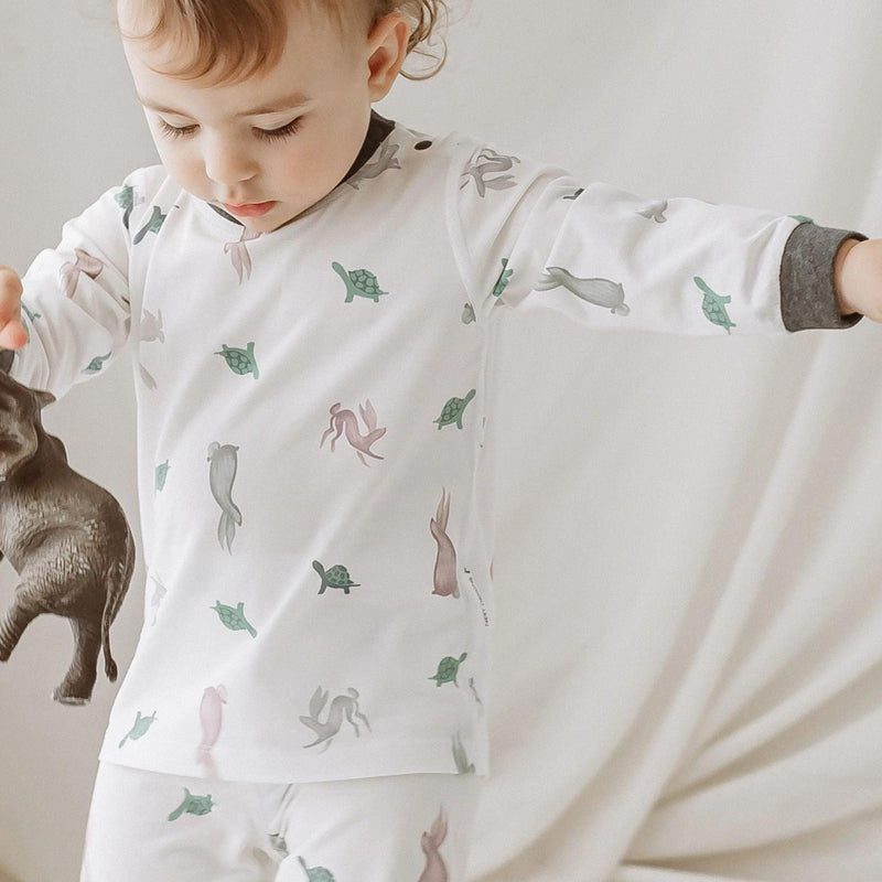 Bamboo Jersey Long Sleeve PJ Set