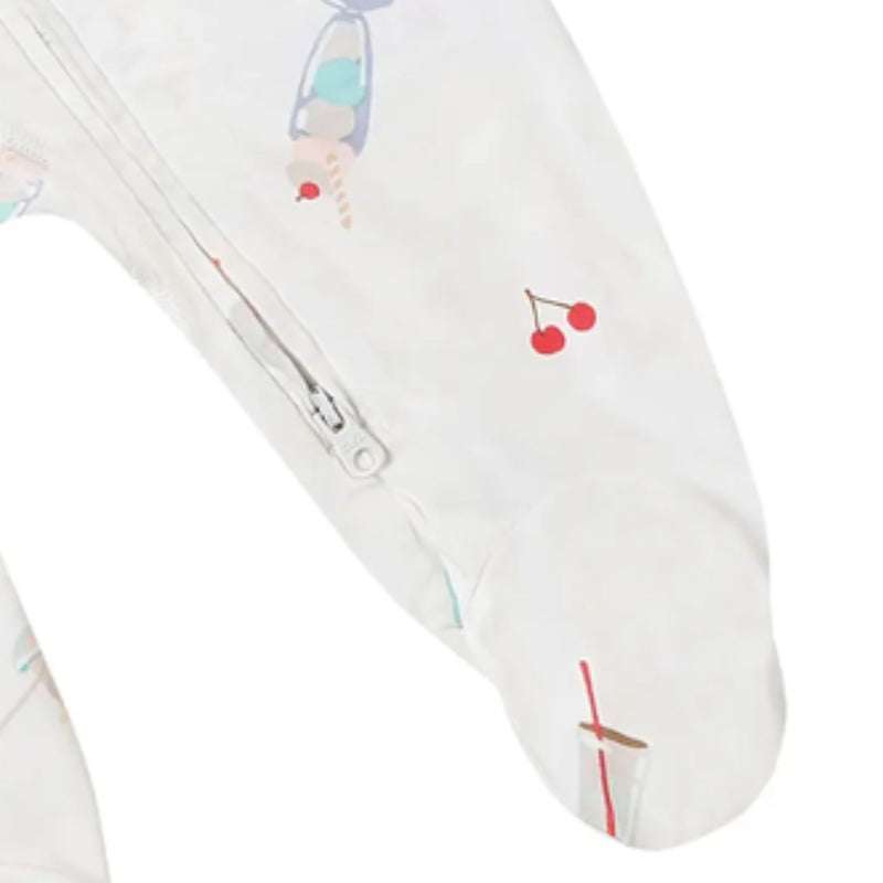 Bamboo Avocado Jersey Footed Sleeper