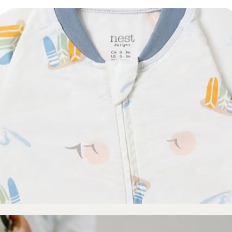 Bamboo Avocado Jersey Footed Sleeper