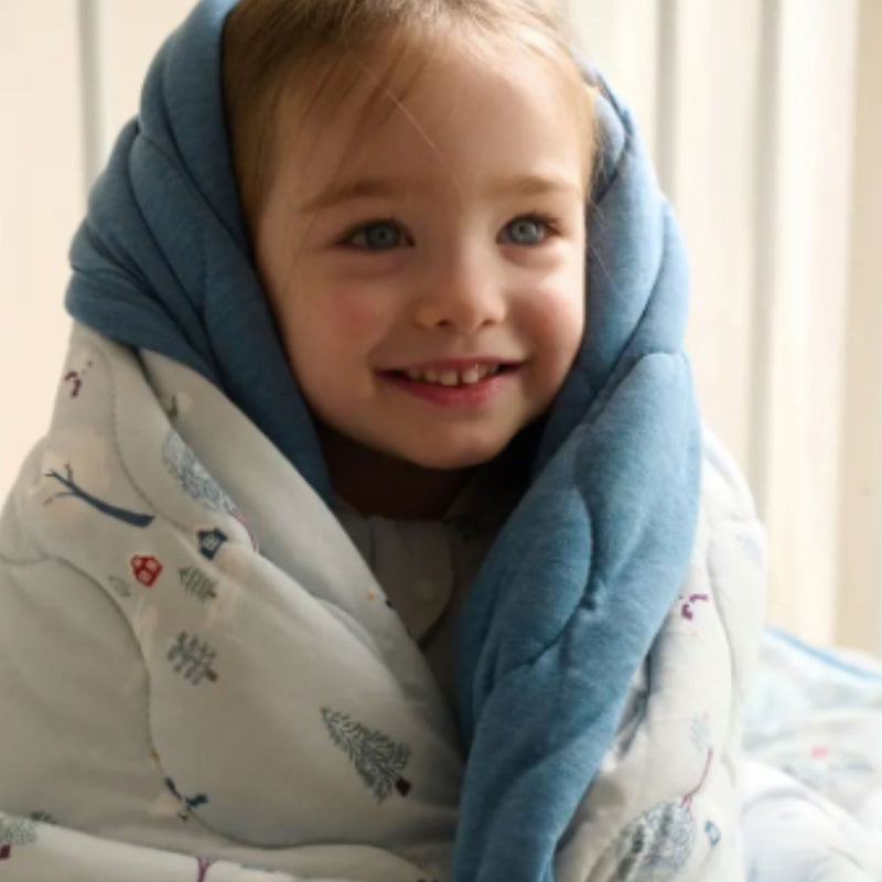 Quilted Bamboo Jersey Cozy Blanket