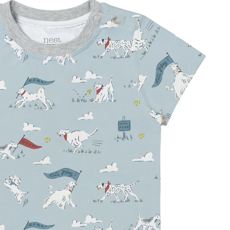 Bamboo Short Sleeve Two-Piece PJ Set