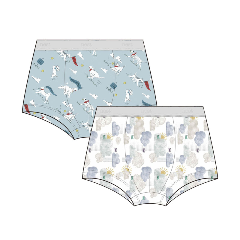 Bamboo Boys Boxer Underwear (2pack)
