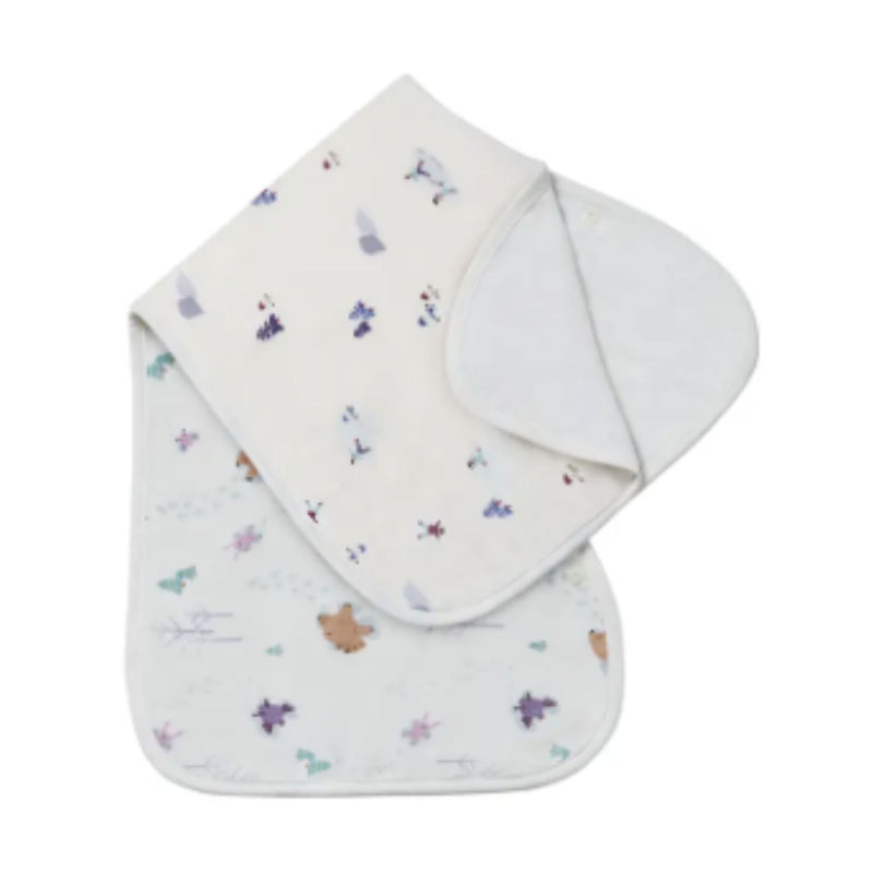 Bamboo Muslin Burp 'n Bib, 2 pack