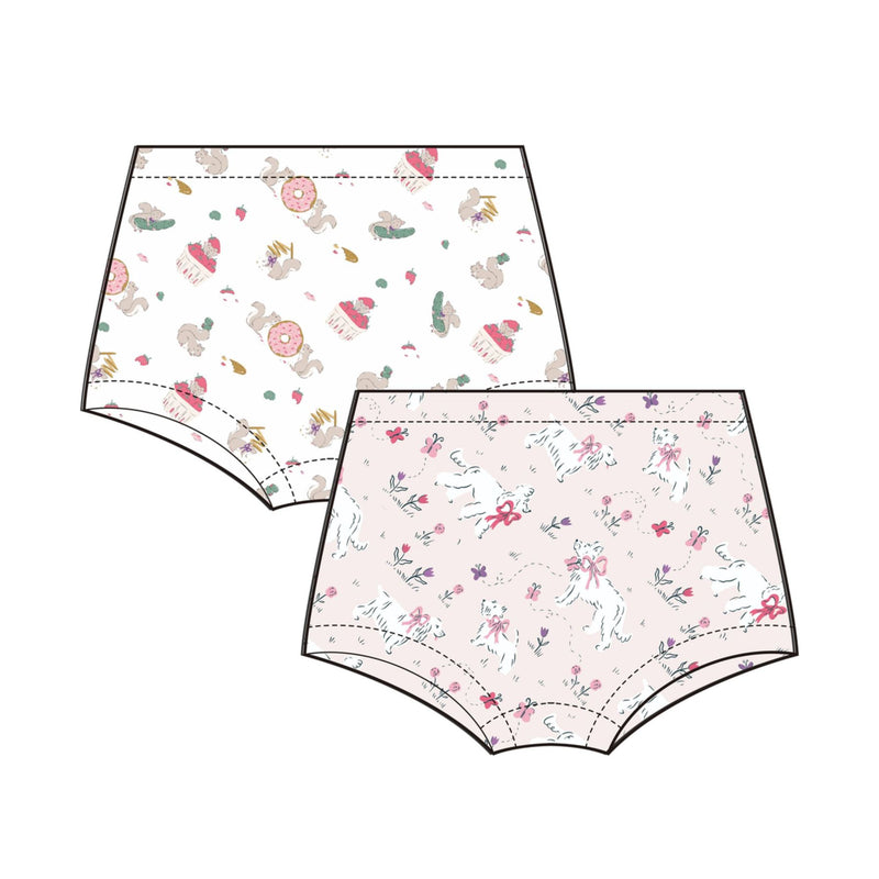 Bamboo Girls Boxer Underwear (2pack)
