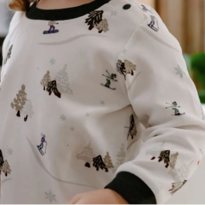 Organic Cotton Two-Piece Long Sleeve PJ Set