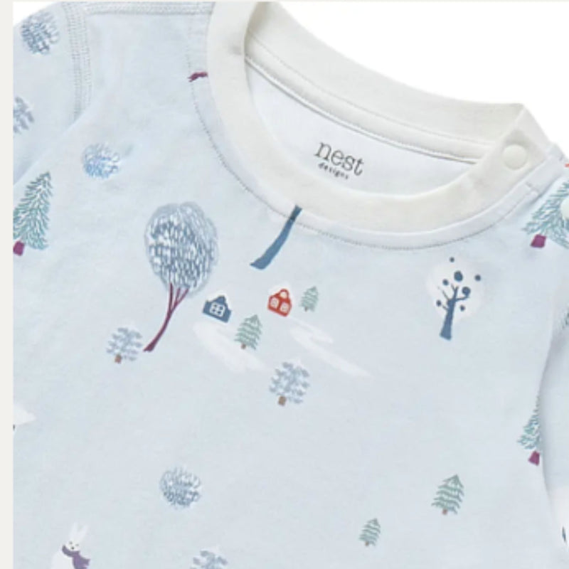 Organic Cotton Two-Piece Long Sleeve PJ Set