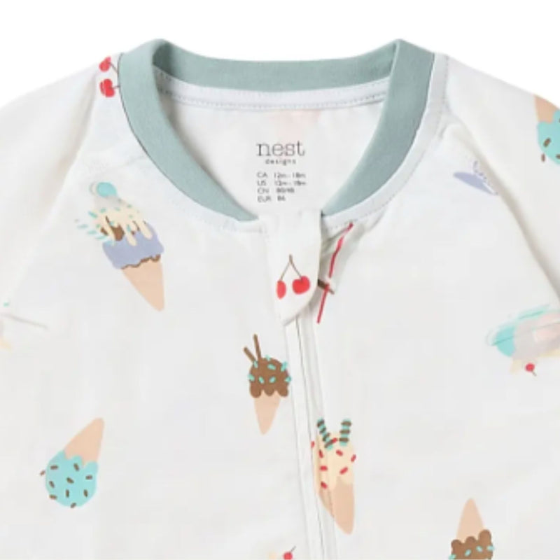 Bamboo Zip Footless Sleeper