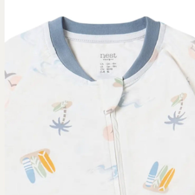 Bamboo Zip Footless Sleeper