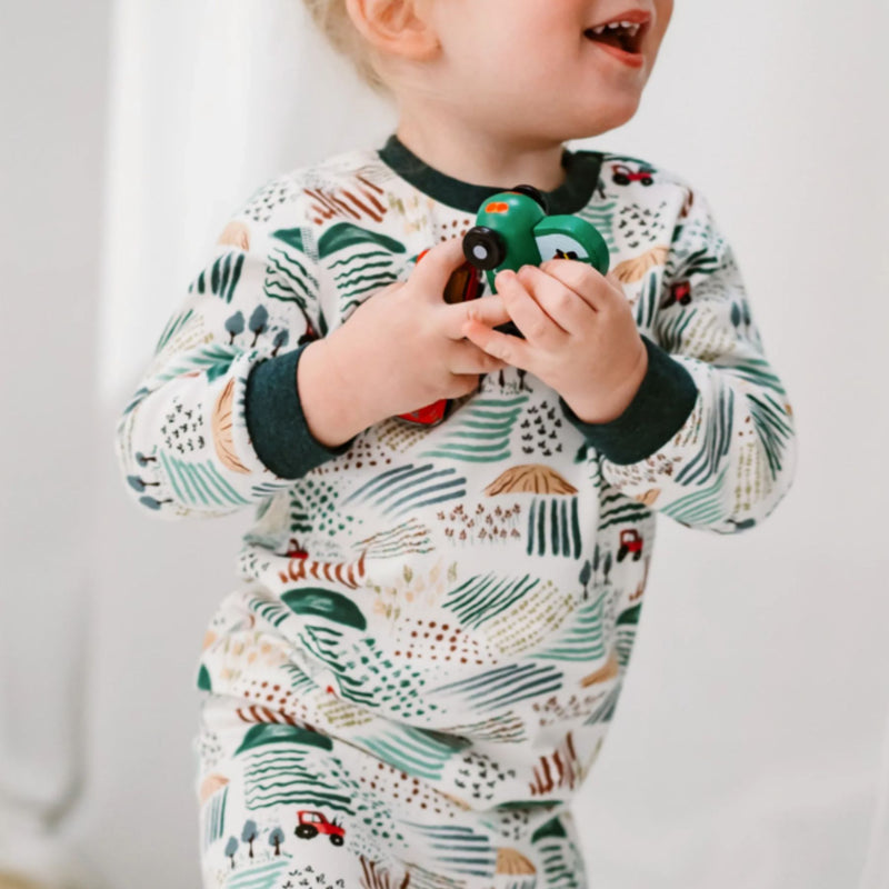 Organic Cotton Two-Piece Long Sleeve PJ Set