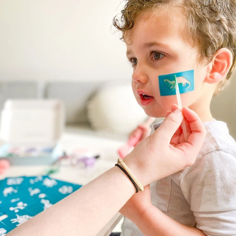 Reusable Adhesive Face Paint + Makeup Stencils
