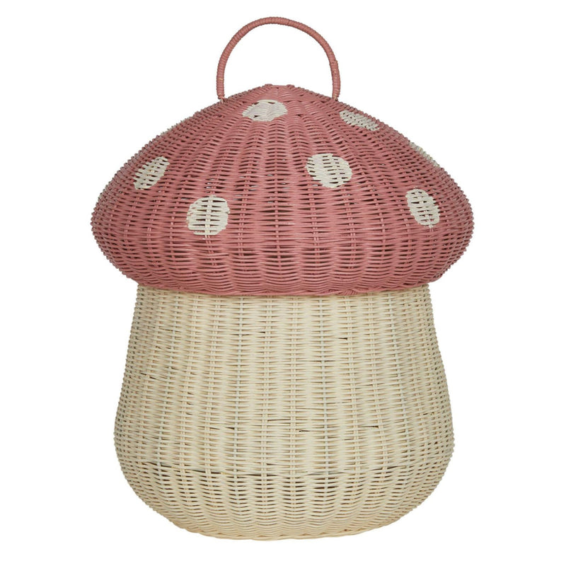 Rattan Mushroom Storage Basket