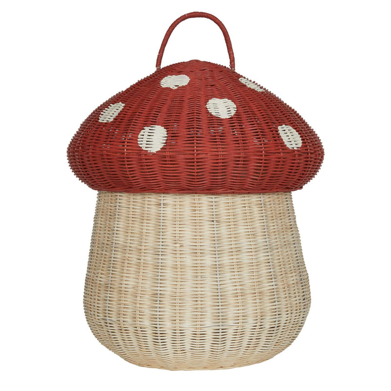 Rattan Mushroom Storage Basket