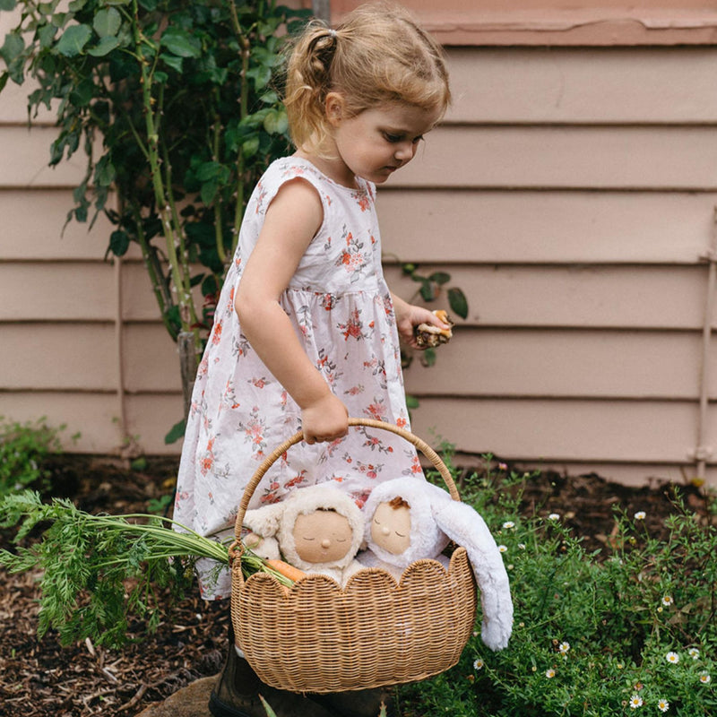 Petal Basket - Natural