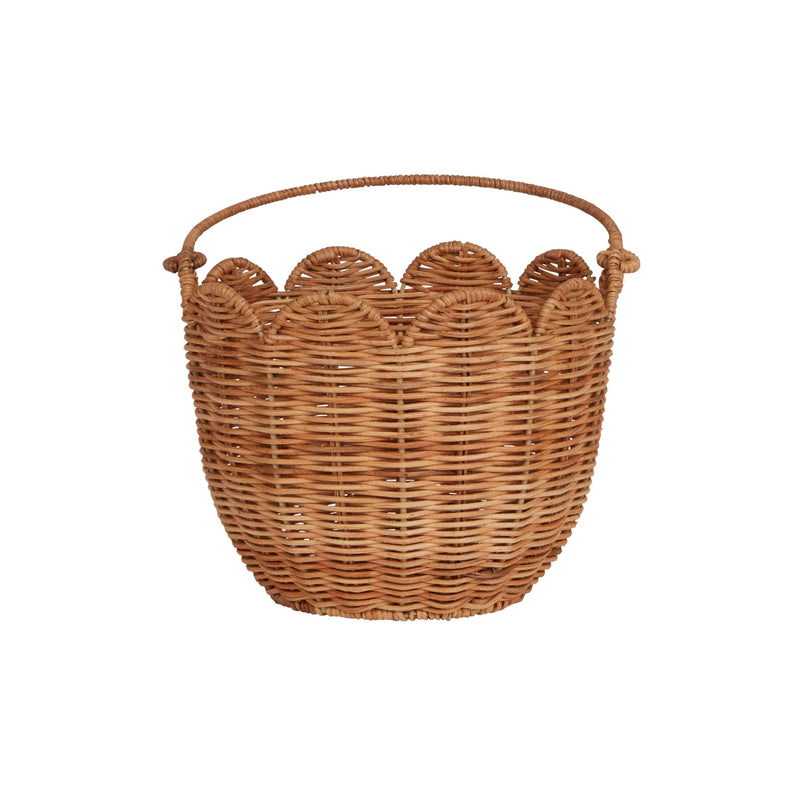 Rattan Tulip Carry Basket