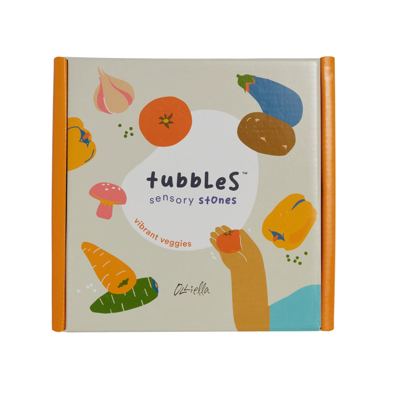 Tubbles Sensory Stones - Vibrant Veggies
