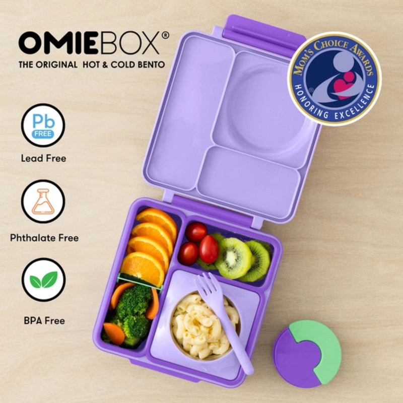 OmieBox Thermos Insulated Bento Box, Pastel Colour Set