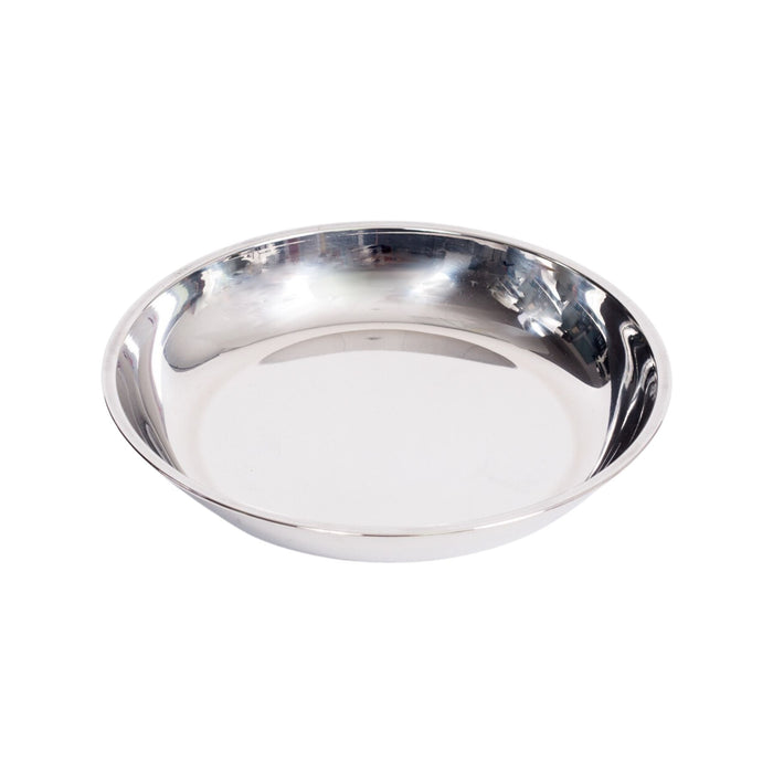 Stainless Steel High Sided Round Dish