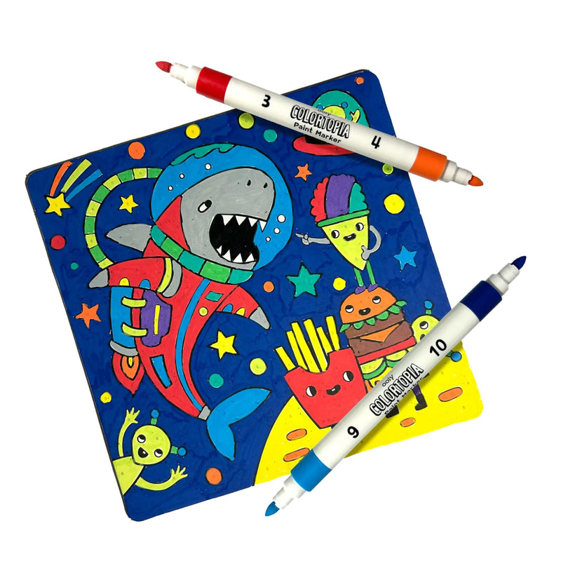 Colourtopia Colour By Number Kit