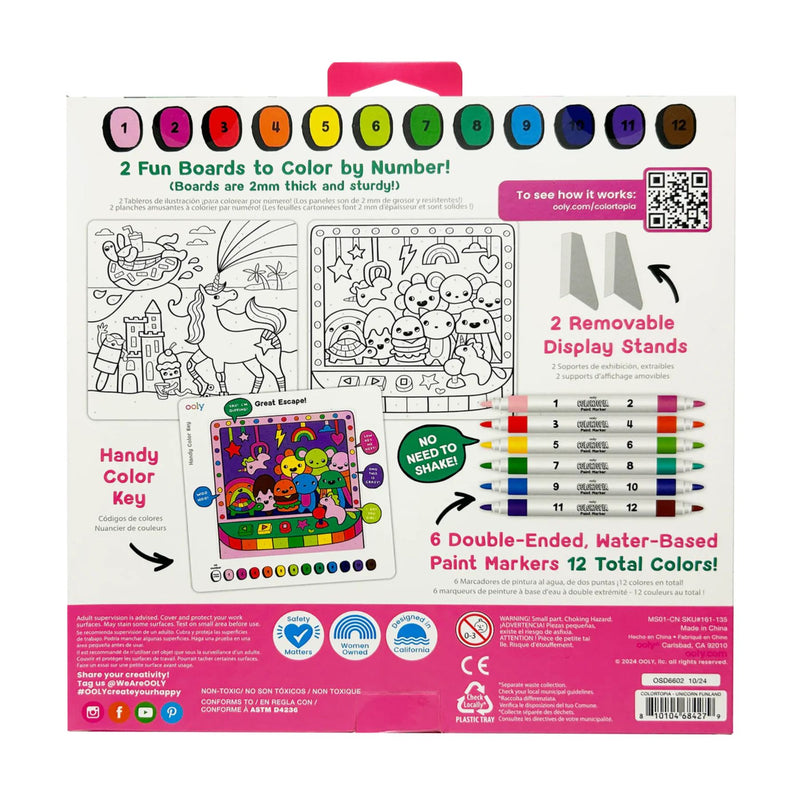 Colourtopia Colour By Number Kit