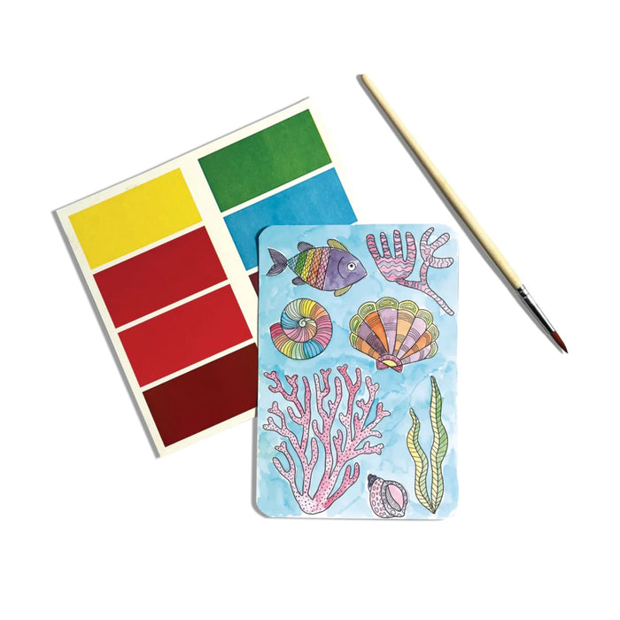 DIY Watercolour Art Kit, Scenic Hues